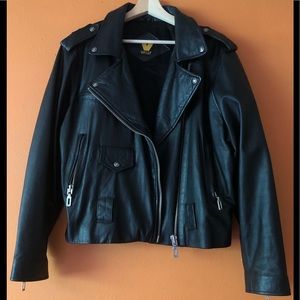 Vintage Virginia slims Leather jacket
